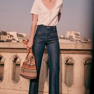 Sezane  Augusto High Waisted Jeans